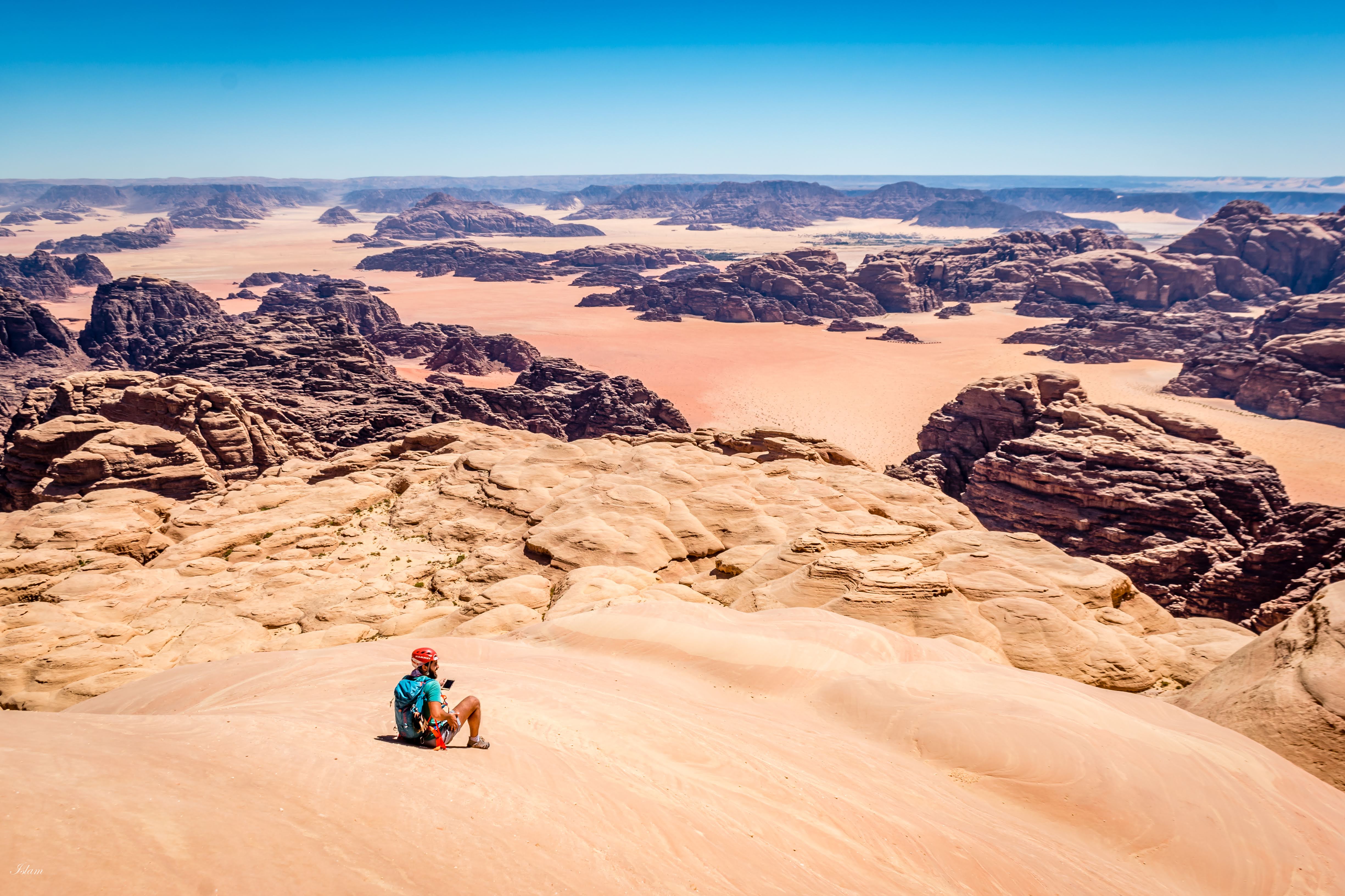 Crazy Ibex Route on Jebel Um Ishrin