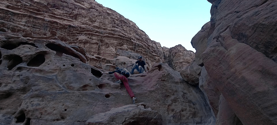 Desert climbing safety