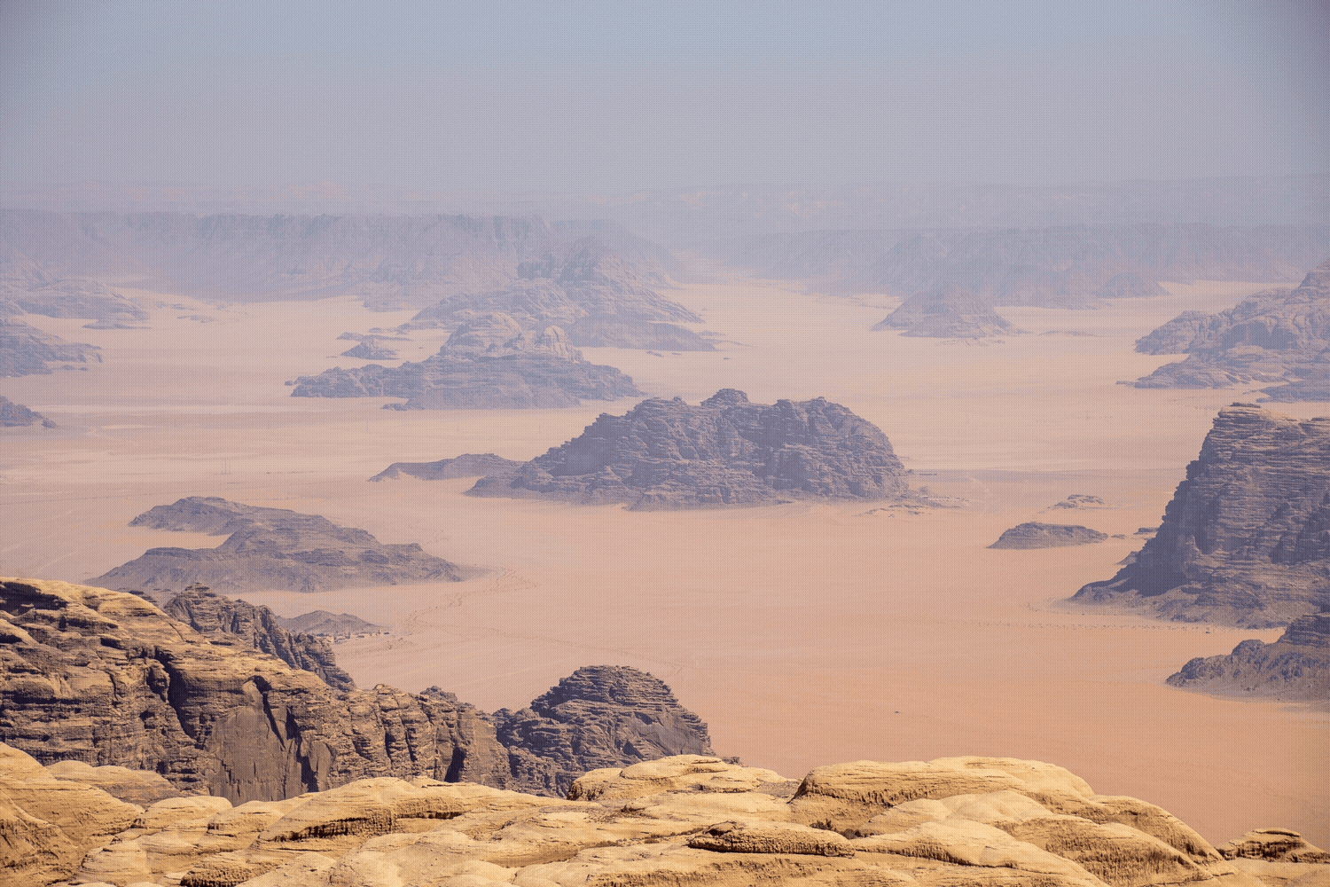 Jebel Rum mountain view